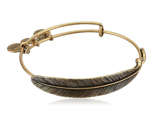 Alex and Ani Womens Quill Feather Bangle