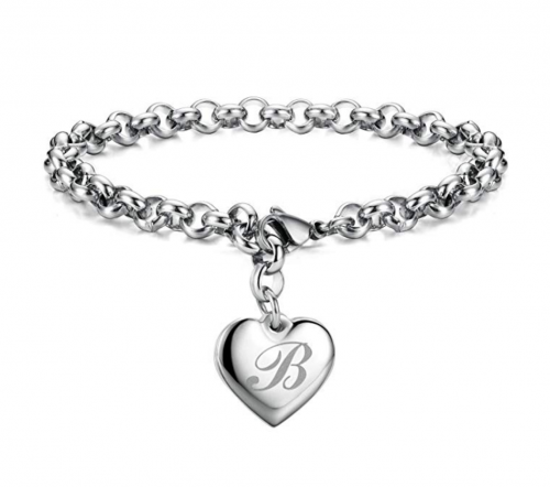 Initial Charm Bracelet