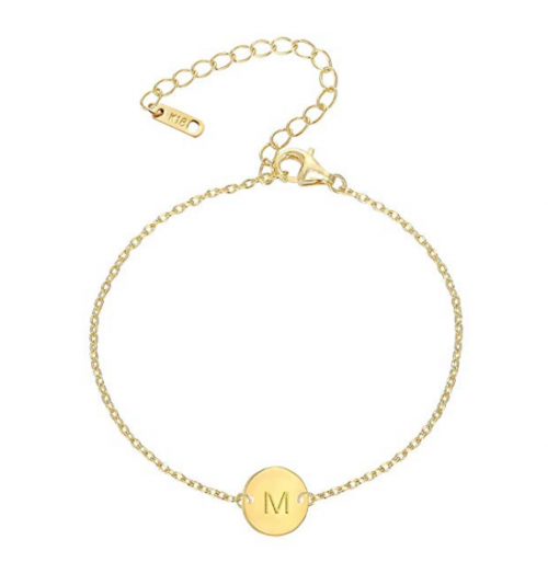 MOMOL Initial Charm Bracelet