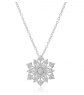 Hallmark Jewelry CZ Snowflake Pendant 