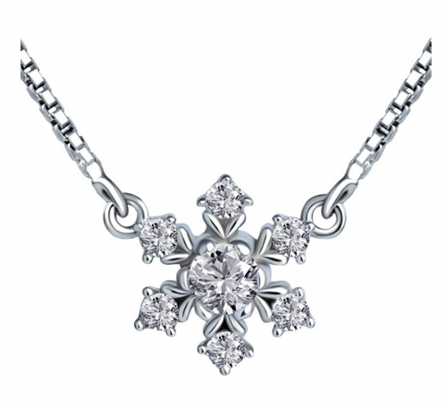 PIRATESHIP Snowflake Pendant Necklace