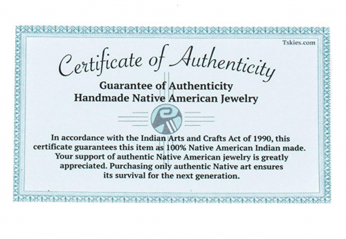 Tskies certificate of authenticity