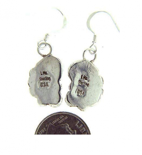 sterling silver stamp on earrings