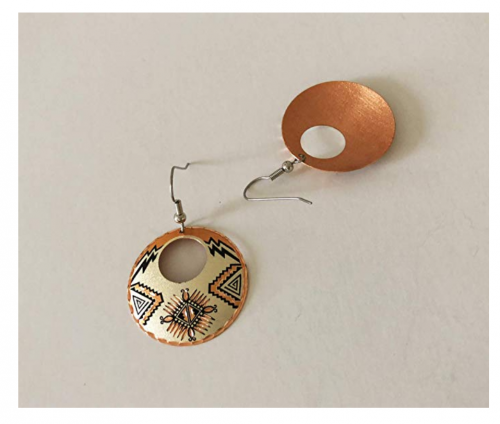 Copper Reflections earrings