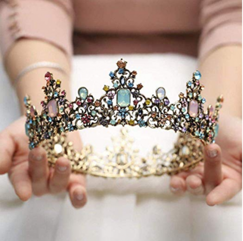 multicolored tiara