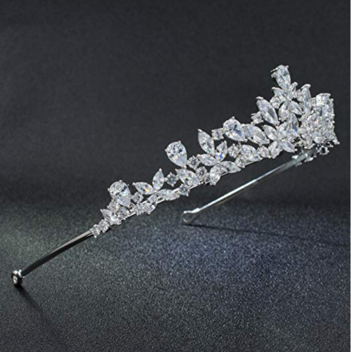 cubic zirconia simple tiara