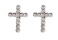 The Black Bow Jewelry Co. Beaded Cross Post Earrings 