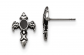 The Black Bow Jewelry Co. Antiqued Dagger Cross Earrings