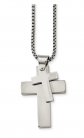 The Black Bow Jewelry Co. Double Cross Necklace