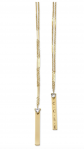 Camille Jewelry 14K Gold Rectangular Pendant