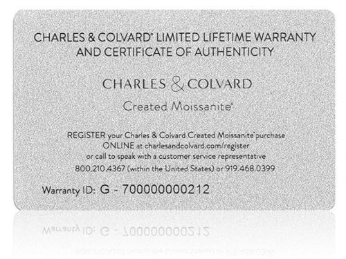 Charles & Colvard lifetime warranty