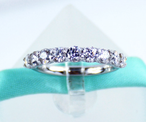 6Grape Moissanite Diamond Wedding Band