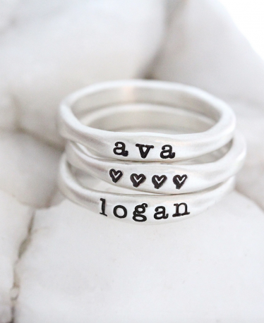 Our Favorite Custom Personalized Name Rings!
