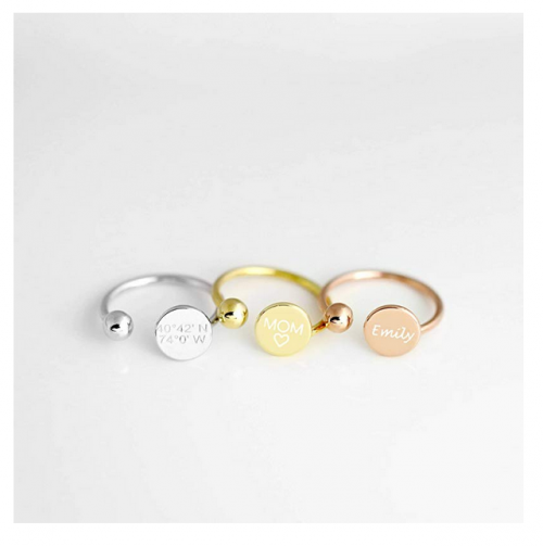 MignonandMignon Disc Rings