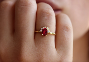We Love These Ruby Engagement Rings!