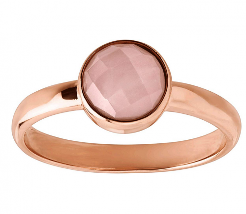 Silpada 'Making Me Blush' Natural Rose Quartz Ring