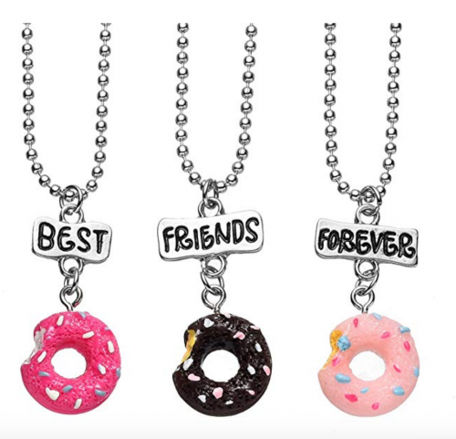 Triple best friend on sale necklaces