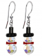 Body Candy Handcrafted Snowman Christmas Earrings 