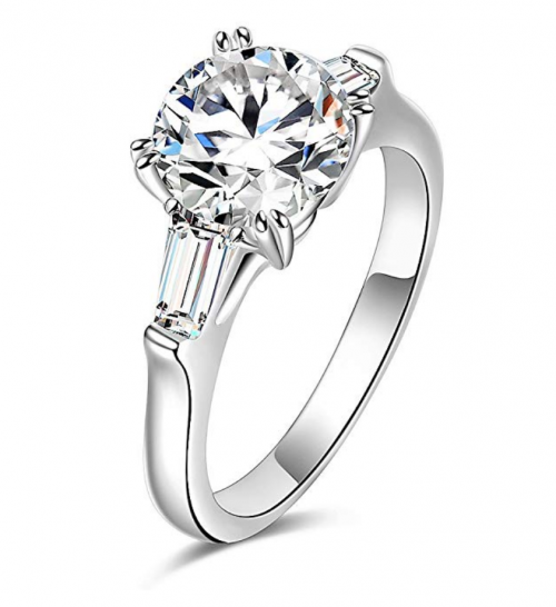 Espere 2 Carat CZ Solitaire Engagement Ring