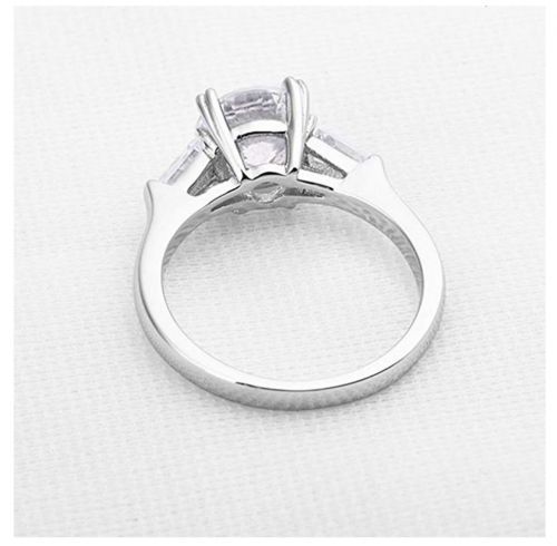 Espere 2 Carat CZ Solitaire Engagement Ring Inner View