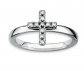Black Bow Jewelry & Co. Diamond Cross Ring