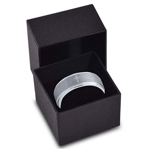 Charming Jewelers Tungsten Wedding Band Gift Box