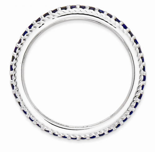 Black Bow Jewelry & Co. Created Sapphire Eternity Ring Inner Band
