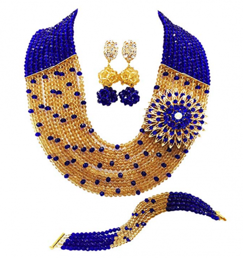 laanc Fashion Nigerian African Beads Set