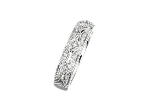 Amazon Collection Sterling Silver Anniversary Ring 2