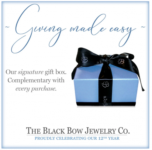 Black Bow Jewelry & Co. Gift Box