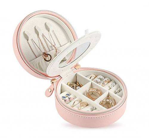 WFall Small Jewelry Box for Travel