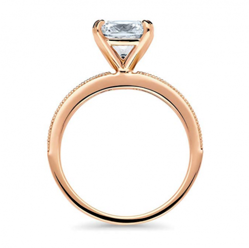 BERRICLE Rose Gold Engagement Ring Profile