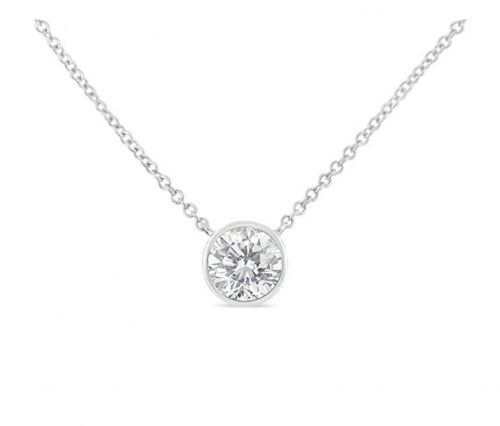 floating diamond luxe necklace