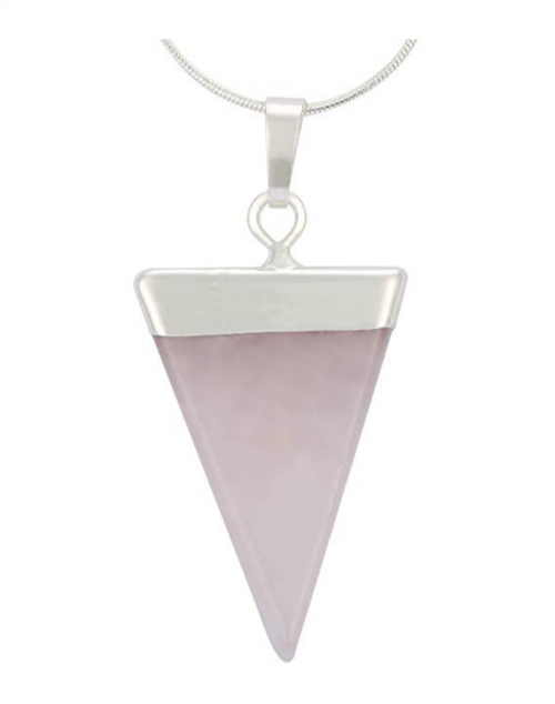 Creative Club Natural Rose Quartz Necklace