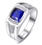 BONLAVIE Created Sapphire Ring