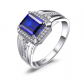 JewelryPalace Created Blue Sapphire Ring 