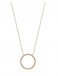 Michael Kors Open Circle Pave Necklace