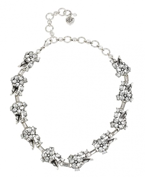 Betsey Johnson Crystal Flower Necklace