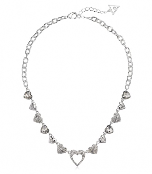 GUESS Hearts Link Necklace