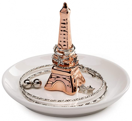 AsherKeep Eiffel Tower Ring Holder Dish