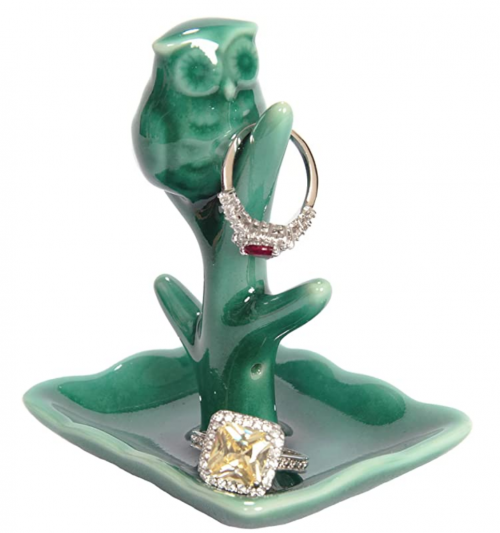 Beth Marie Luxury Boutique Owl Ring Holder