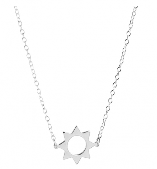 Deidreamers 925 Sterling Silver Sun Necklace