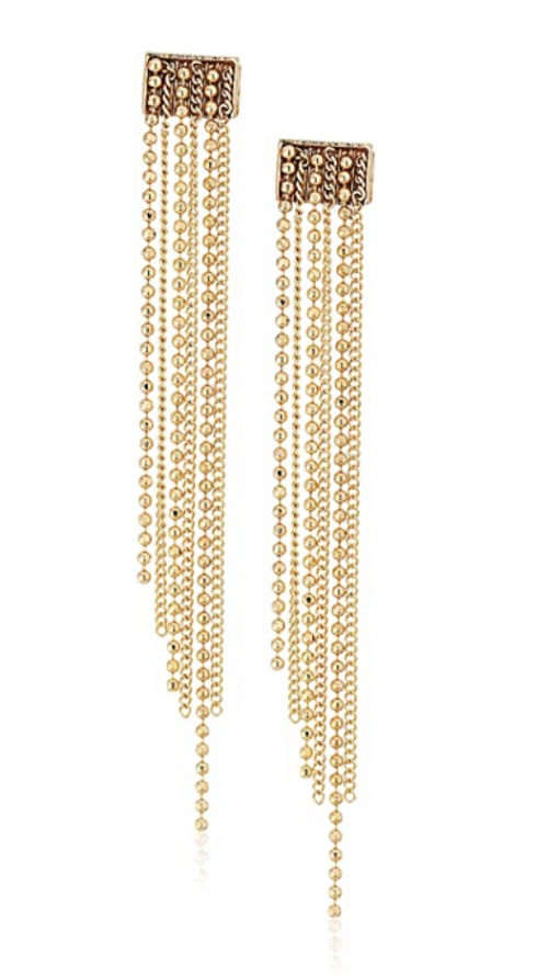 Box hot sale chain earrings