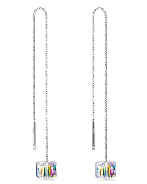 OwMell Sparkle Chain Earrings