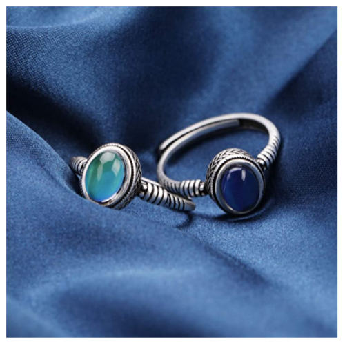 MY MOJOYAS Sterling Silver Mood Ring