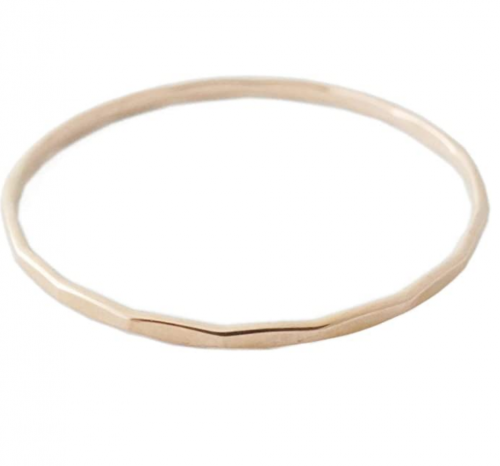 HONEYCAT Super Skinny Hammered Thumb Ring