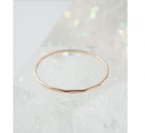 HONEYCAT Super Skinny Hammered Thumb Ring