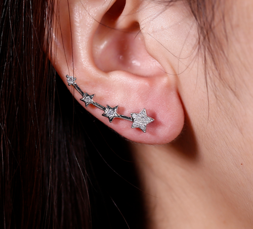 Jeulia Star Earrings