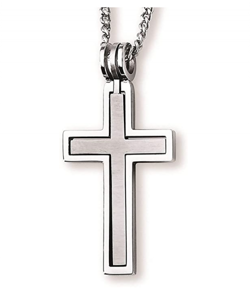 Stainless Steel Hinged Cross-within-a-Cross