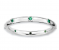 Black Bow Jewelry Co. Stackable Emerald Band